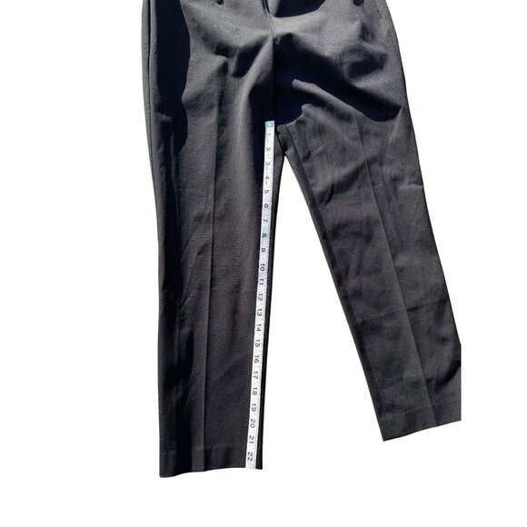 Talbots Womens Curvy Fit Black Trousers Size 8P Petite Lightweight Stretch Fabri - Picture 4 of 5